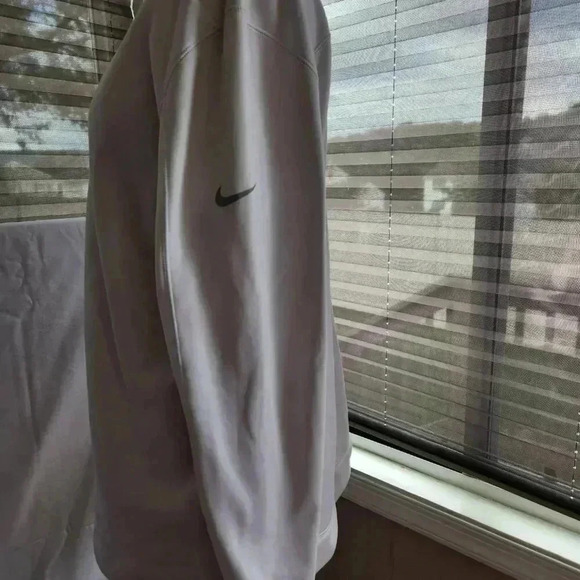 Nike Golf Sweatshirt Size Large White 1/4 zip - Picture 7 of 8